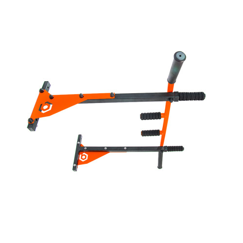 Турник  Besport BS-T0204 с 6 ручками красный - фото №6